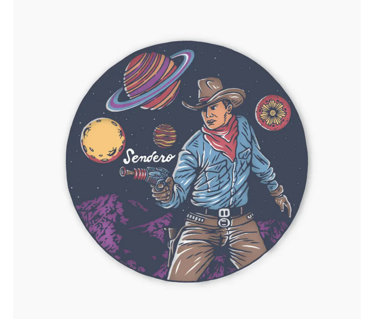 STICKER ~ cosmic cowboy