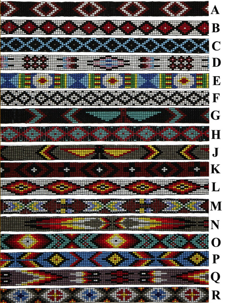 3/4" beaded hatband