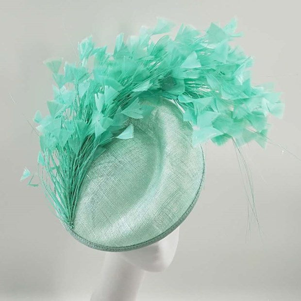feather swirl ~ spring mint