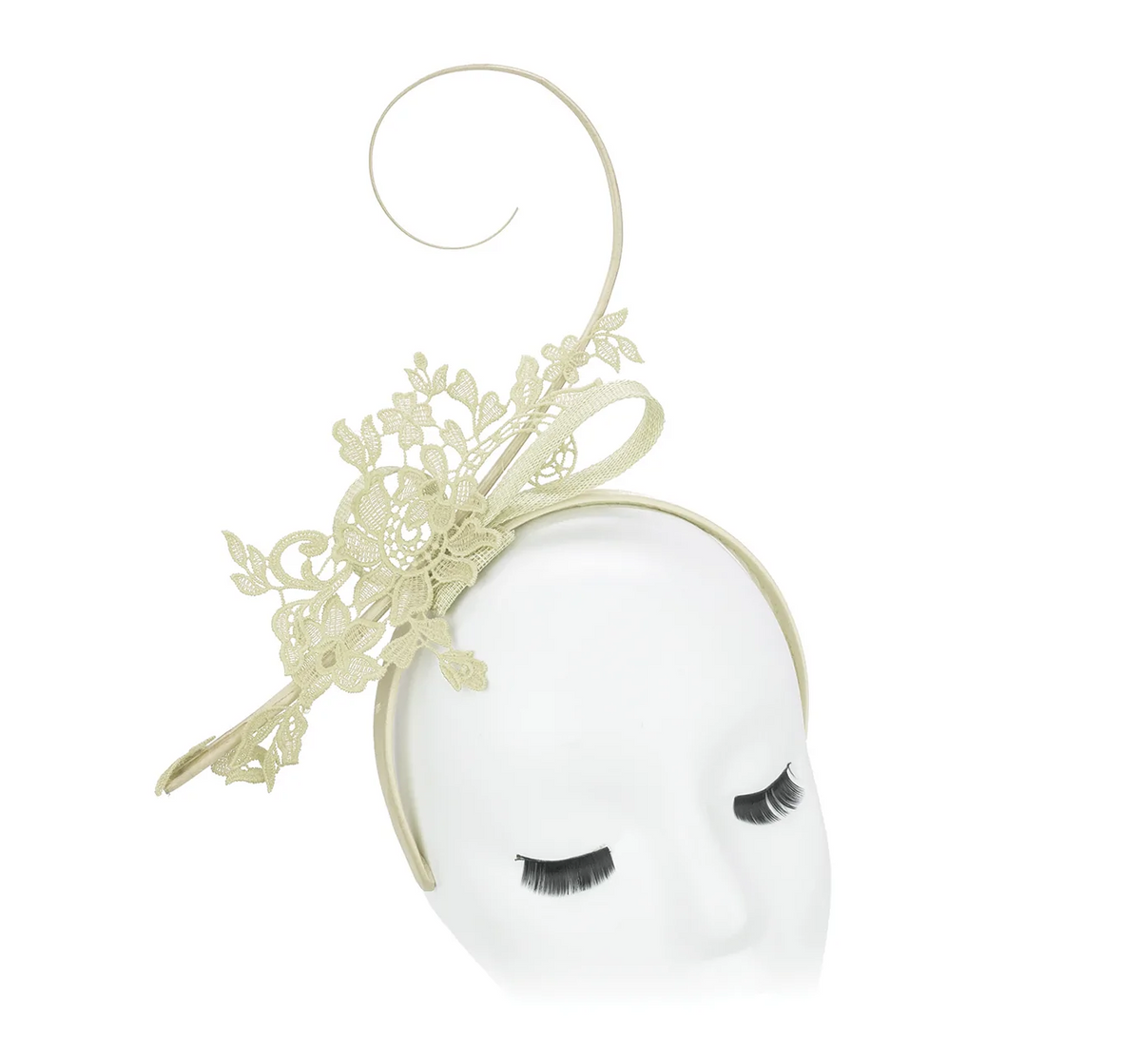lace w/quill ~ off-white