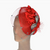 fascinator-red-silver