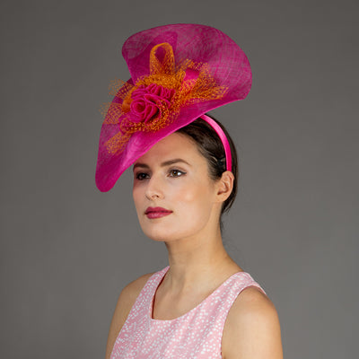 fuchsia & orange