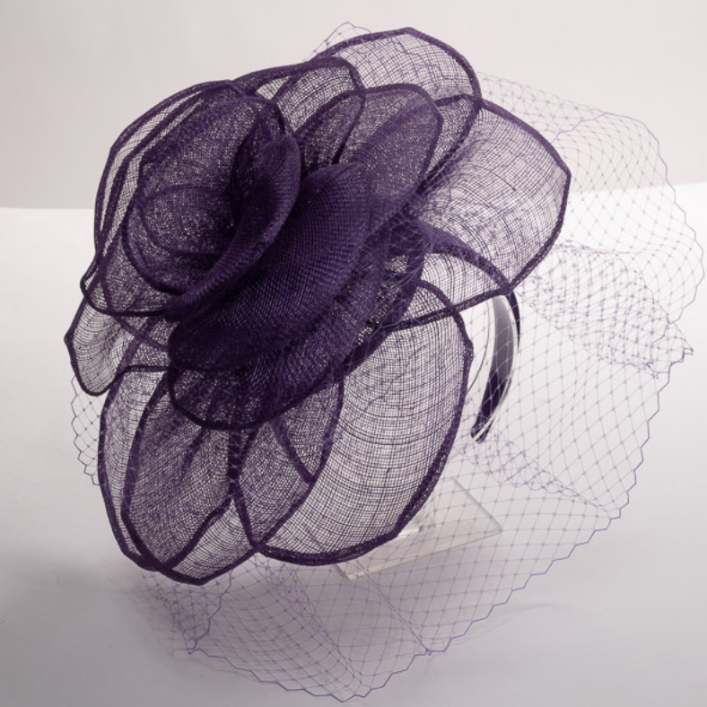 flower w/veil ~ purple