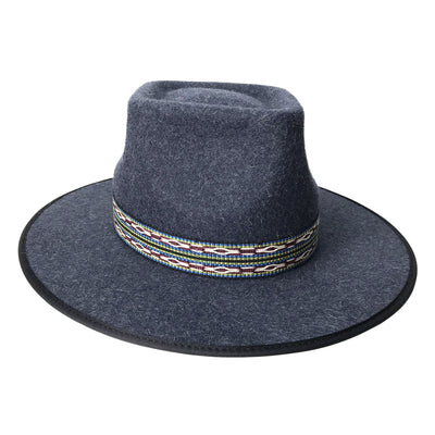 hatWRKS original with a diamond crown and bound brim