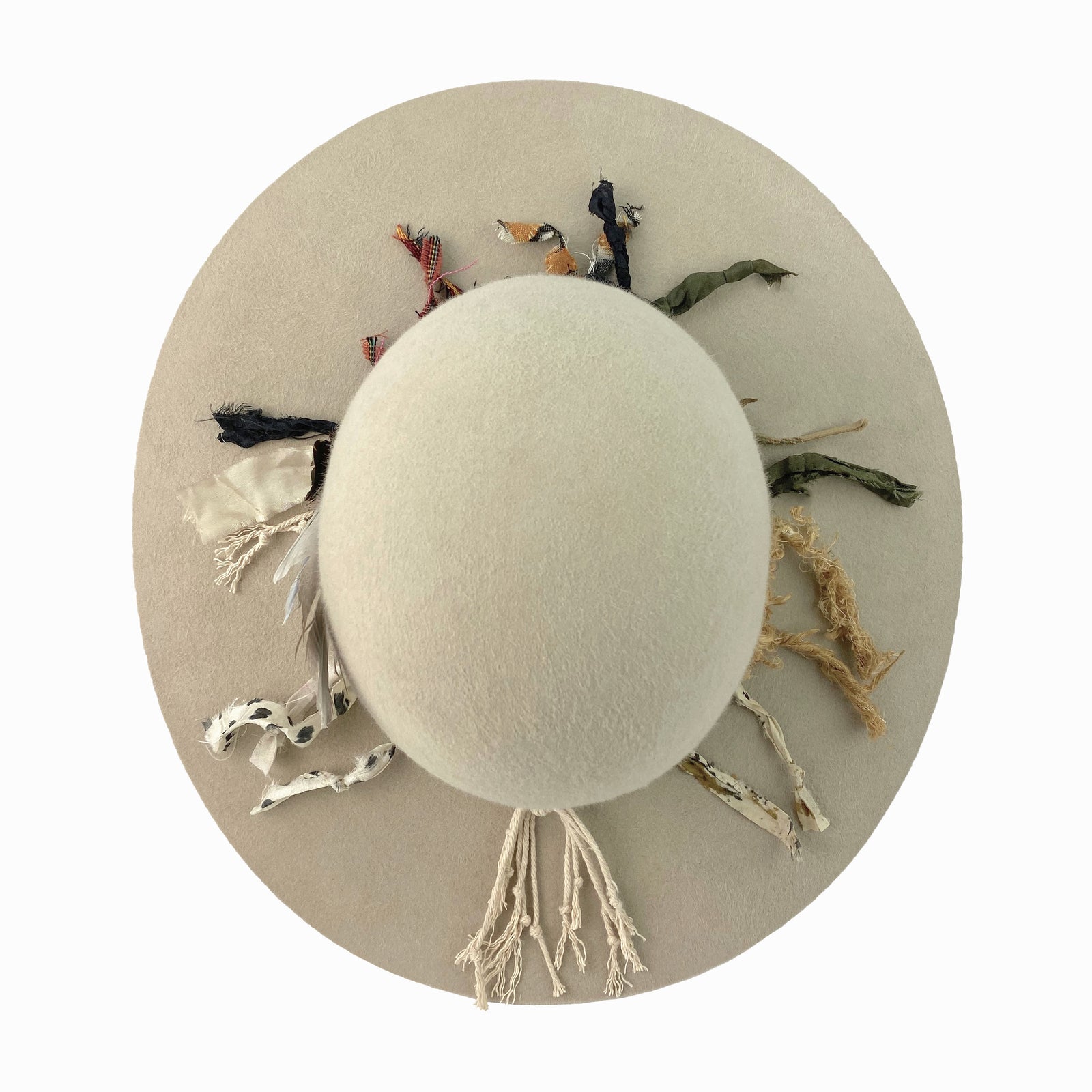 hatWRKS original dances with cats made from western weight beaver blend fur felt