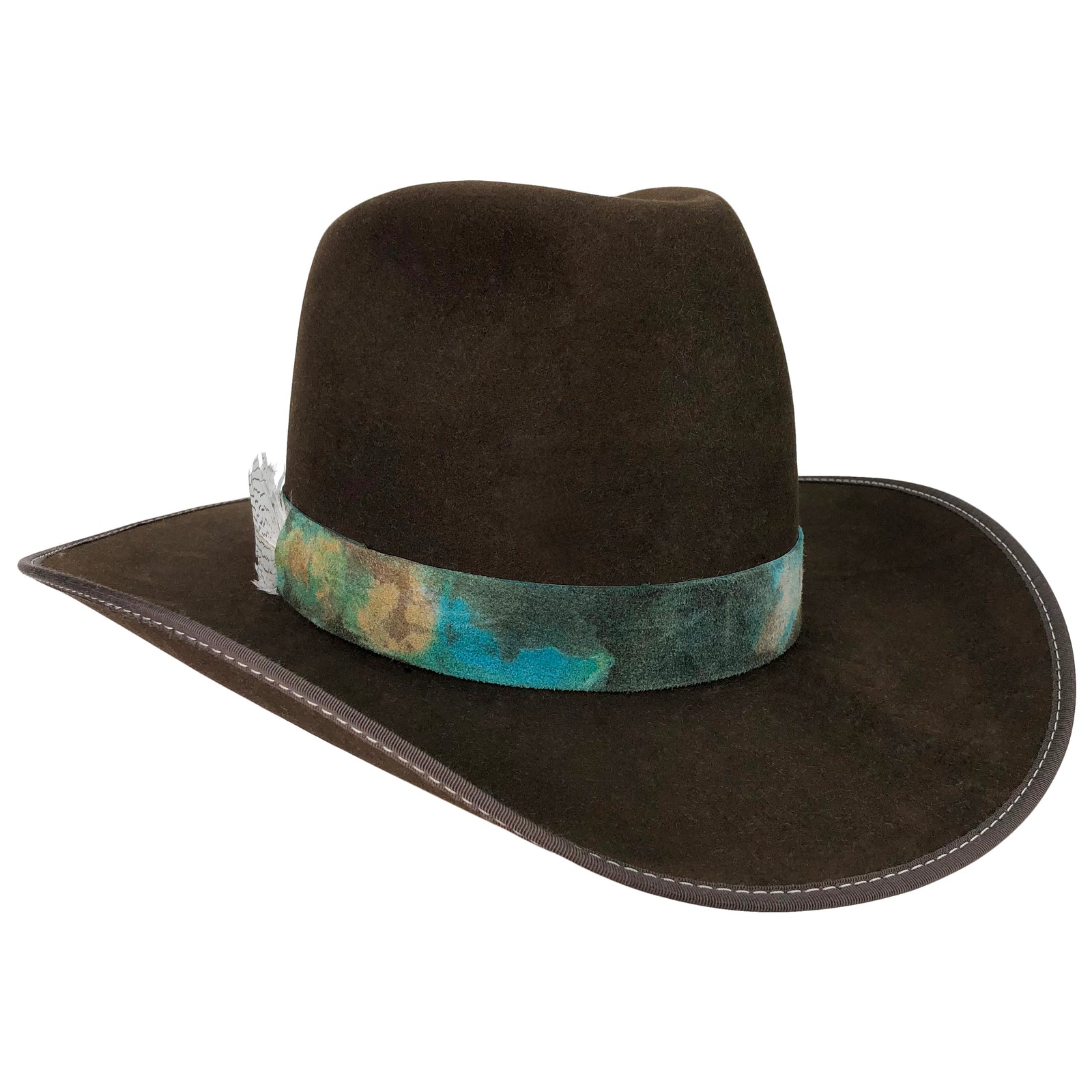 hatWRKS original western weight beaver blend fur felt hat