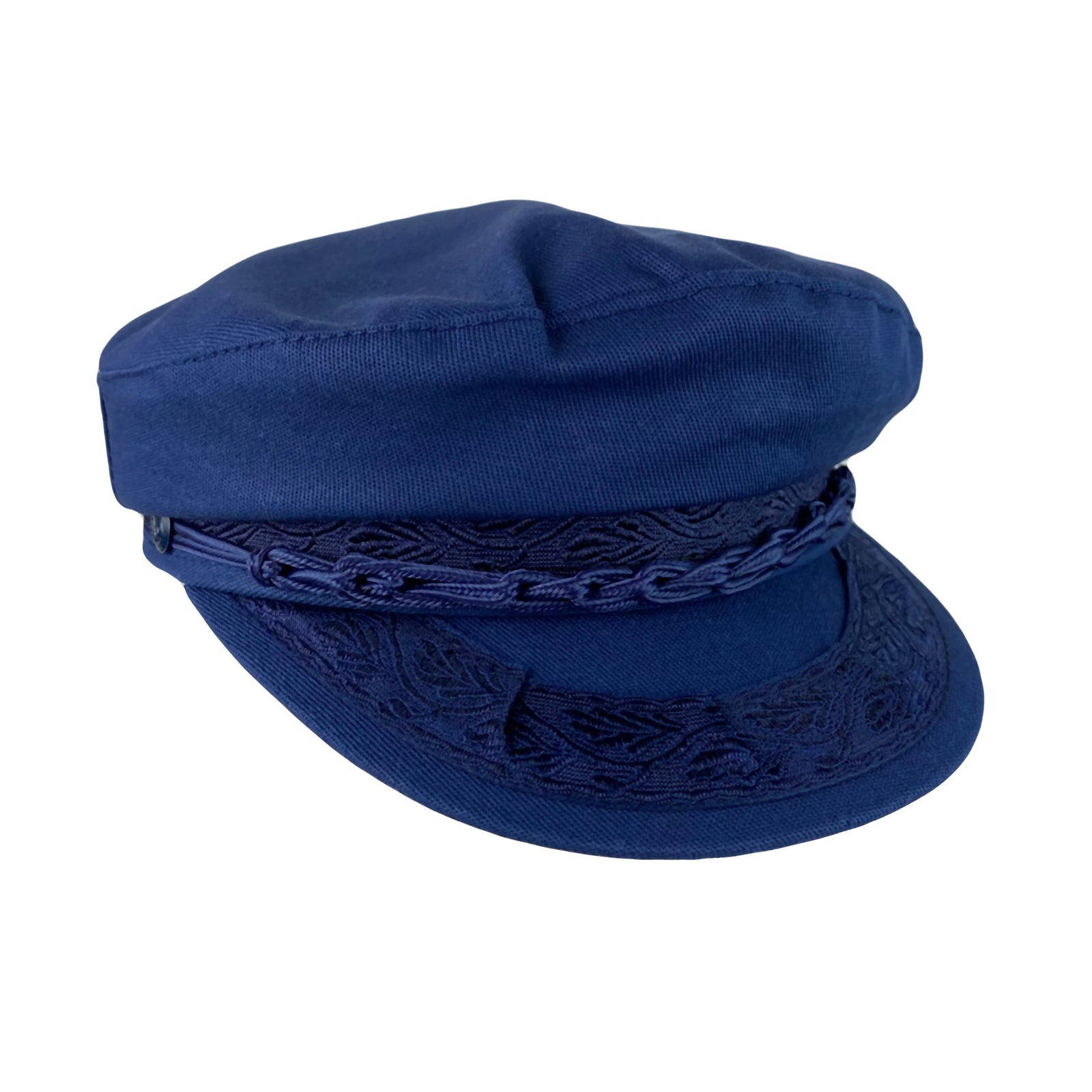 navy cotton greek
