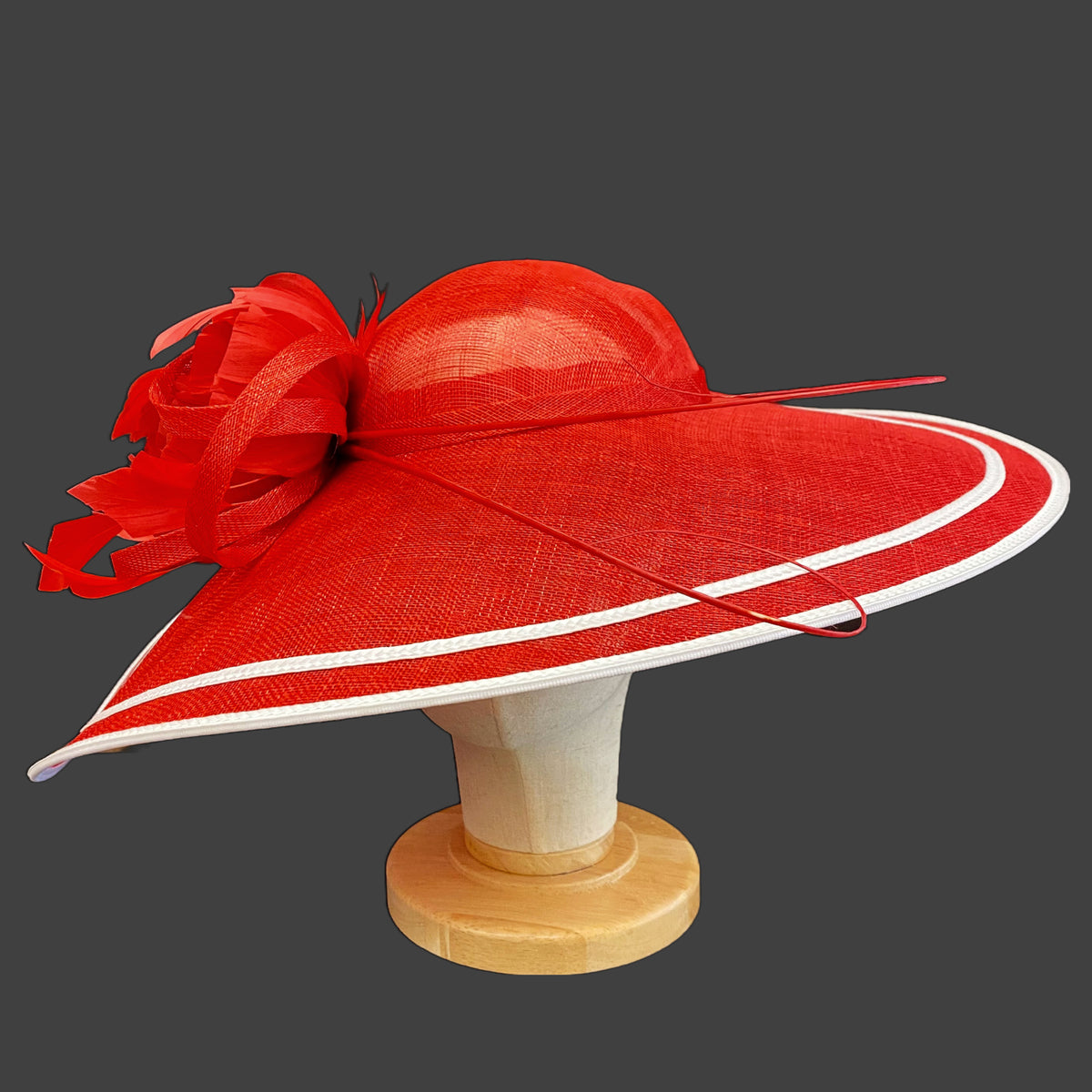 oversized uneven disk ~ red