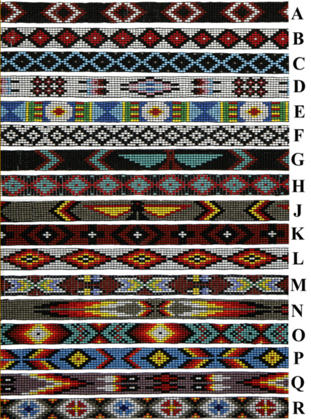 3/4" beaded hatband