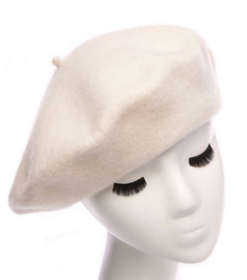 beret ~  ivory