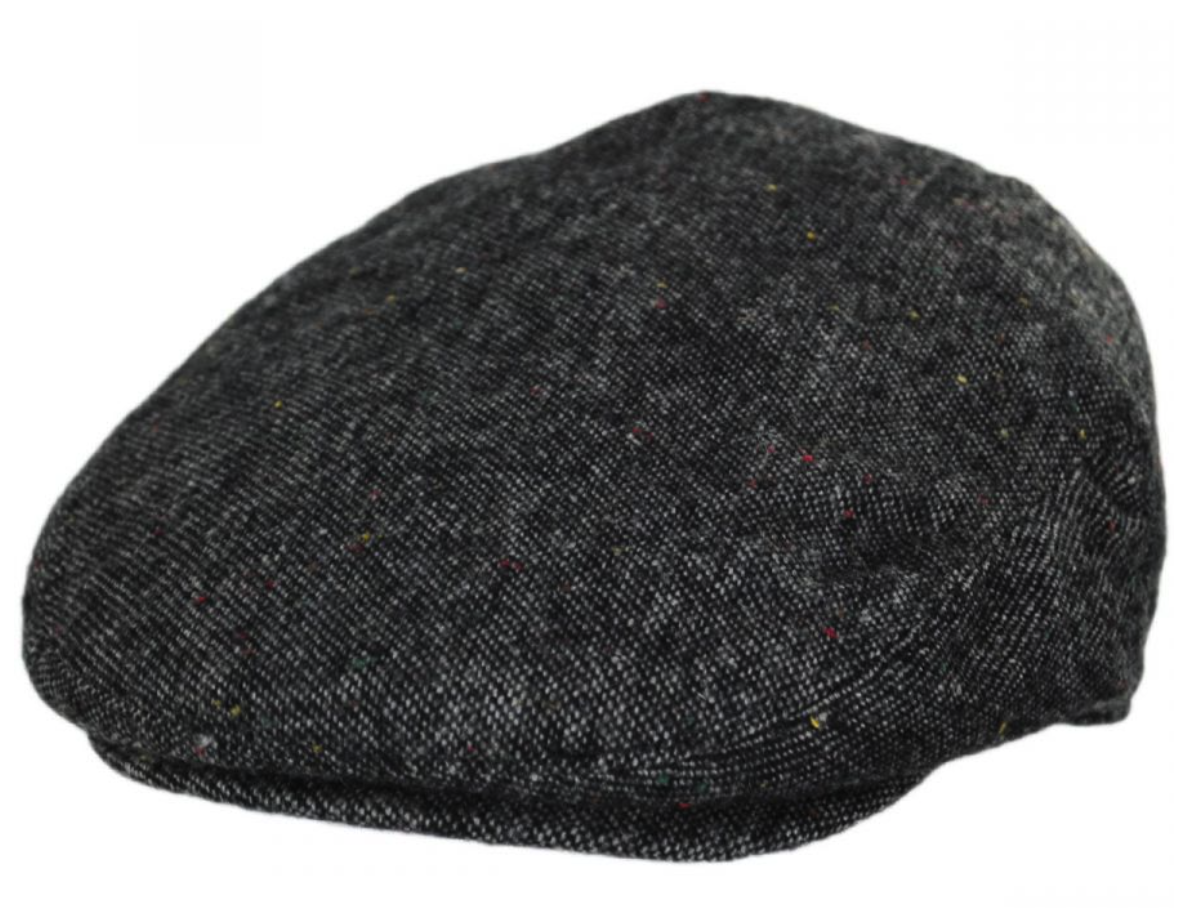 black confetti tweed