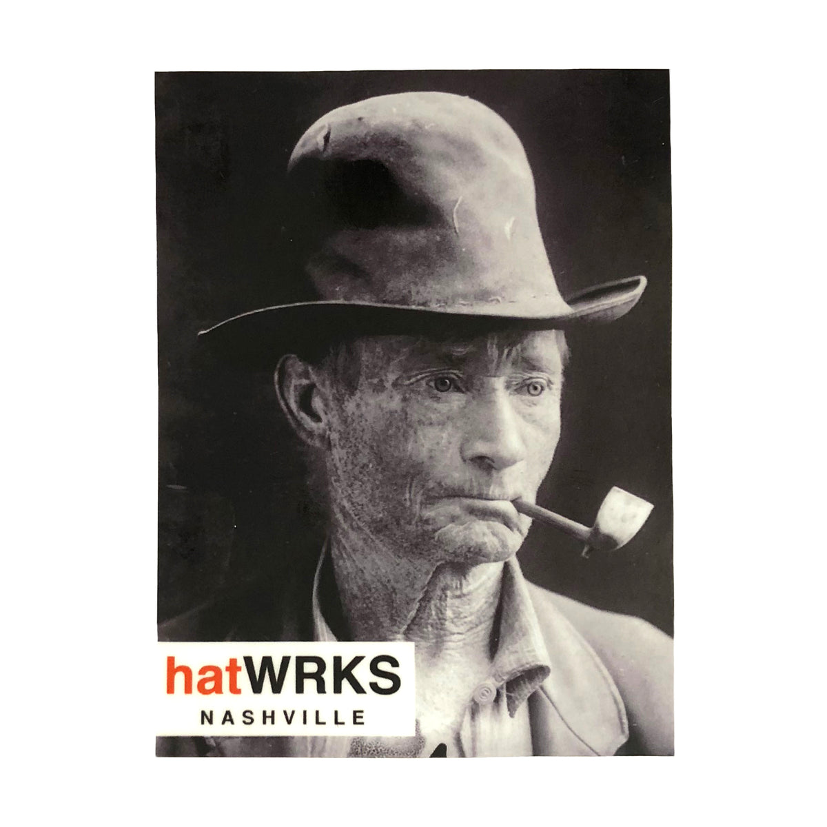hatWRKS sticker ~ "colorado man tintype"